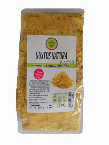 Baza pentru mancaruri Gustos Natura 250 gr de la Natural Seeds Product SRL