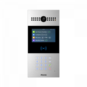 Post de apel videointerfon IP SIP Akuvox R28A cu ecran LCD de la Big It Solutions