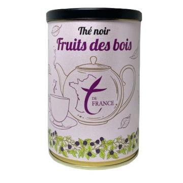 Ceai negru, The Noir Fruits des Bois, mure, capsuni, zmeura
