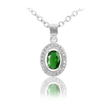 Martisor pandantiv din argint 925 Emerald Sky de la Luxury Concepts Srl