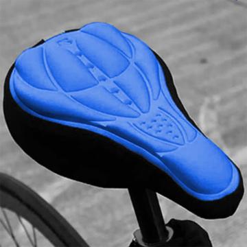 Husa universala albastra cu gel pentru scaunul bicicletei AV de la Baurent