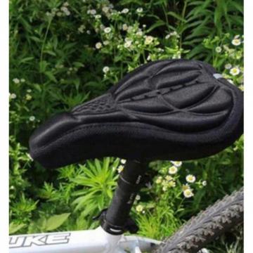 Husa universala neagra cu gel pentru scaunul bicicletei AVX de la Baurent