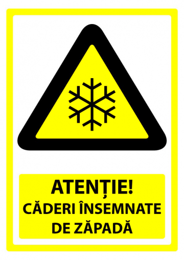 Indicator pentru caderi insemnate de zapada de la Prevenirea Pentru Siguranta Ta G.i. Srl