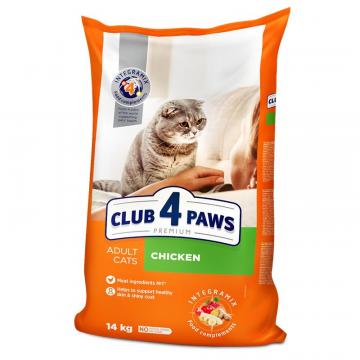 Hrana pisici adulte cu pui 14 kg - Club 4 Paws