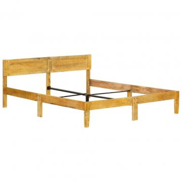 Cadru de pat, 160 cm, lemn masiv de mango de la VidaXL