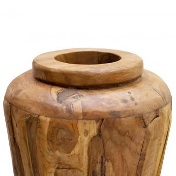 Vaza decorativa, 40 x 80 cm, lemn masiv de tec de la VidaXL
