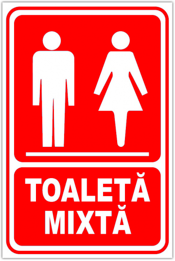 Indicator rosu toaleta mixta de la Prevenirea Pentru Siguranta Ta G.i. Srl