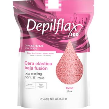 Ceara film granule extra elastica 1 kg roz - Depilflax de la Mezza Luna Srl.