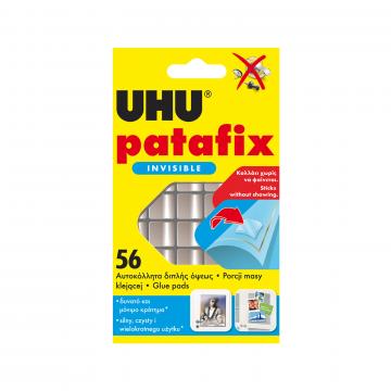 Lipici plastic invizibil UHU Patafix - 56 buc. / pachet