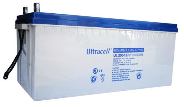 Acumulator VRLA Ultracell 12V/200Ah de la Green Seiro Montage