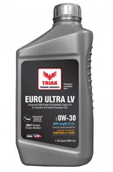 Ulei motor Triax Euro Ultra LV 0W-30 Full sintetic Triax de la Lubrotech Lubricants Srl