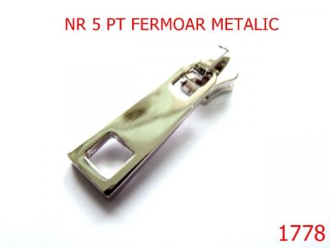 Cursor nr.5 fermoar metalic/nikel 1778
