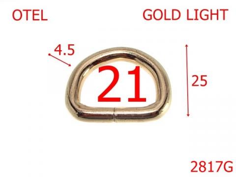 Inel D 21 mm 4.5 gold light 3D7 3E7 2817G