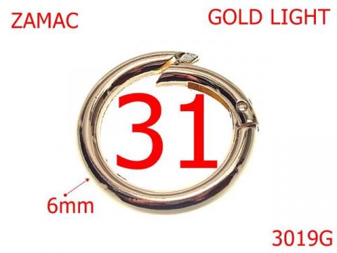 Inel carabina 31 mm 6 gold light 4H2 4E8 1C2/4D3 3019G