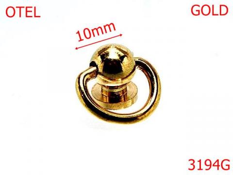 Sustinator cu surub 10 mm gold 10C27 4K3 3194G de la Metalo Plast Niculae & Co S.n.c.