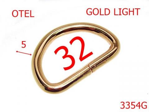 Inel D 32 mm 5 gold light 3D5 3354G