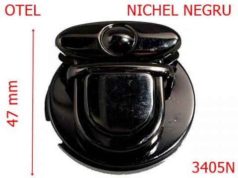 Inchizator tik tuk 47 mm nichel negru 12F2 3405N de la Metalo Plast Niculae & Co S.n.c.