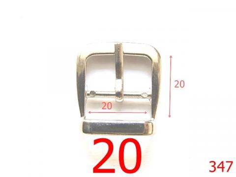 Catarama 20 mm nichel 6D5 6A1 347 de la Metalo Plast Niculae & Co S.n.c.