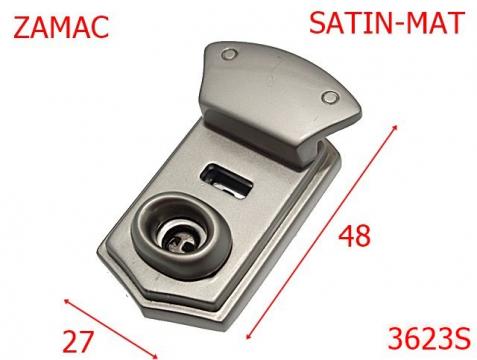 Inchizatoare servieta 27x48 mm satin 12G11 3623S de la Metalo Plast Niculae & Co S.n.c.