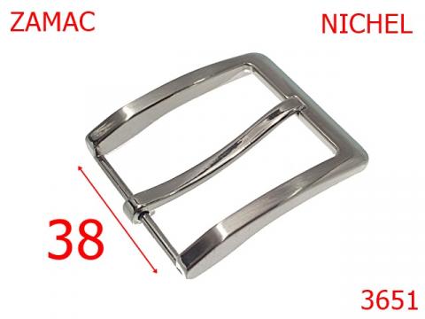Catarama pantalon 38 mm nichel 7H4 3651 de la Metalo Plast Niculae & Co S.n.c.