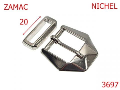 Catarama cu pafta 20 mm nichel 6G6 6K7 7G6 3697 de la Metalo Plast Niculae & Co S.n.c.