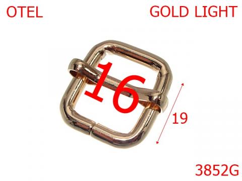 Catarama cu reglaj 16 mm gold 3852G de la Metalo Plast Niculae & Co S.n.c.