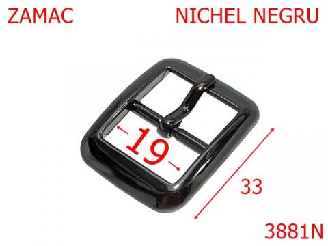 Catarama 19 mm nichel negru 7A8 7B8 7B6 1C6 3881N de la Metalo Plast Niculae & Co S.n.c.