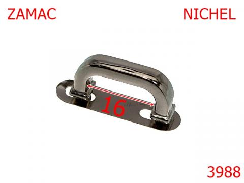 Sustinator poseta 16 mm nichel 12C15 3988 de la Metalo Plast Niculae & Co S.n.c.