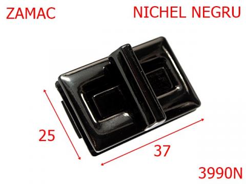 Inchizatoare 37x25 mm nichel negru 13J10 3990N de la Metalo Plast Niculae & Co S.n.c.
