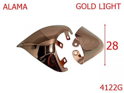 Varf si calcai incaltaminte 25 mm gold light 4122G de la Metalo Plast Niculae & Co S.n.c.