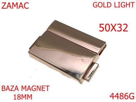 Inchizatoare dreptunghiulara baza pentru magnet 4486G