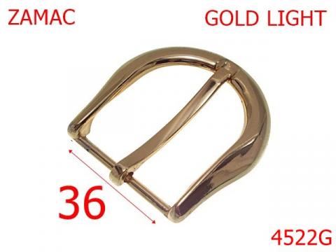 Catarama dama pantalon jans  36 mm zamac gold, 4522G de la Metalo Plast Niculae & Co S.n.c.