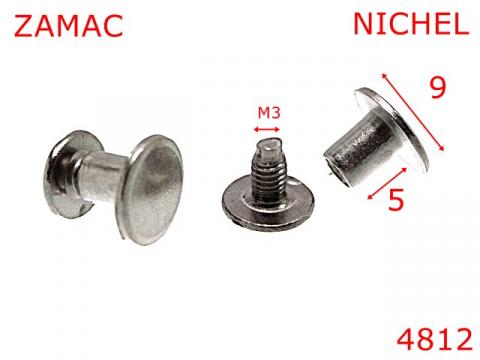 Surub fixare catarama curea 4812 de la Metalo Plast Niculae & Co S.n.c.