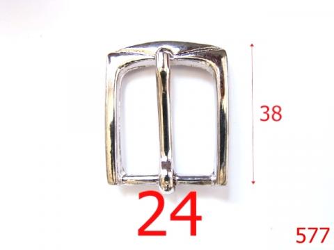Catarama curea 2.4 cm/nikel 24 mm nichel B3 577