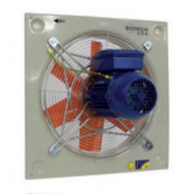 Ventilator Wall Axial Fan HC-25-4T/H / ATEX / EXII2G Ex d de la Ventdepot Srl