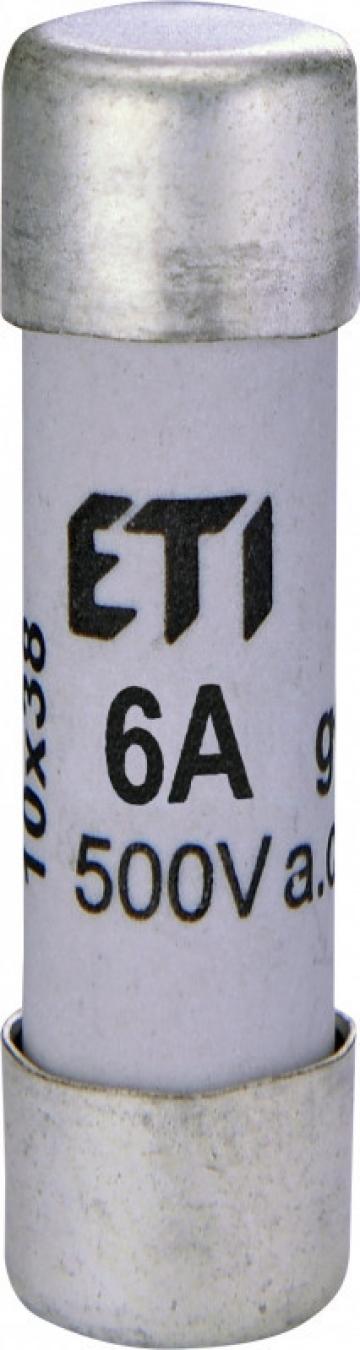 Siguranta fuzibila cilindrica CH10x38 gG 6A/500V ETI de la Evia Store Consulting Srl
