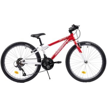 Bicicleta Pegas Drumet, 24 inch, MTB copii, Rosu / Alb