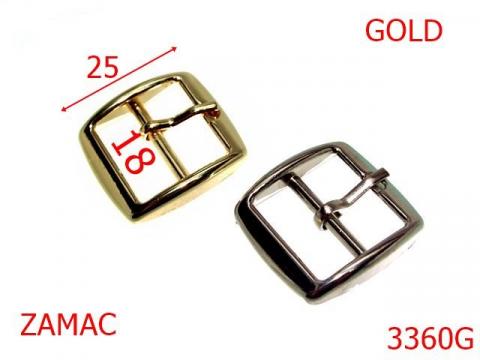 Catarama poseta 18 mm gold 7L6 3360G de la Metalo Plast Niculae & Co S.n.c.