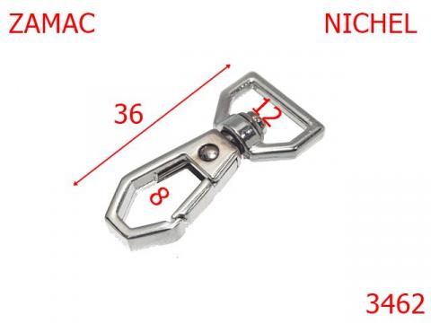 Carabina poseta 12 mm nichel 5L10 5A8 2G3 3462 de la Metalo Plast Niculae & Co S.n.c.