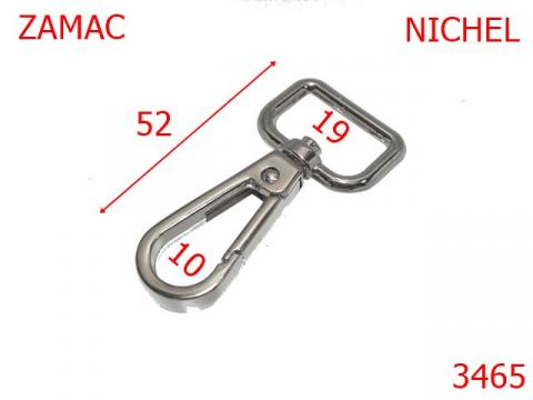 Carabina poseta 19 mm nichel 3465 de la Metalo Plast Niculae & Co S.n.c.