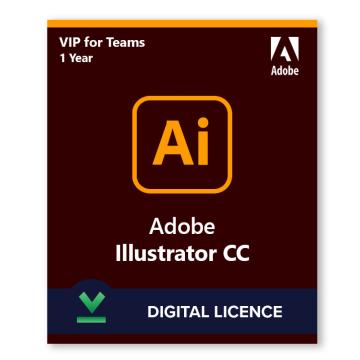 Licenta digitala Adobe Illustrator CC VIP | 1 an de la Digital Content Distribution LTD