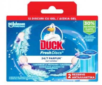 Rezerva odorizant wc Duck FreshDiscs Marine 2x36ml de la Supermarket Pentru Tine Srl