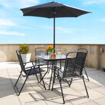 Set mobilier gradina sau terasa: Masa, 4 scaune si umbrela de la Top Home Items Srl