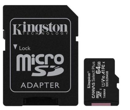 Card de memorie Kingston Canvas Select Plus Micro-SDXC 64GB de la Euro Management Grup Srl