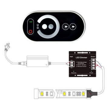 Controller led monocrom pentru banda LED, cu touch, 12V/24V
