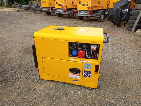 Generator trifazic 7,5Kw diesel silent de la Inchirieri Remorci Berceni | Inchirieri Generatoare Mobile