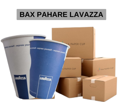 Pahare carton Lavazza bax 8oz bax 1000 buc de la Yanadrisfan Paper Cup Srl