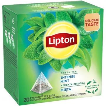 Ceai verde cu menta piramide Lipton - Green Tea Intense Mint de la KraftAdvertising Srl