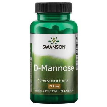 Supliment alimentar Swanson D-Mannose (D-Manoza), 700 mg de la Krill Oil Impex Srl