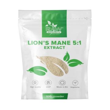 Supliment alimentar Raw Powders Lion's Mane 5: 1 extract